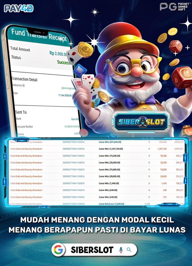 JACKPOT MAIN SLOT WILD BOUNTY SHADOW 11 JANUARI 2026