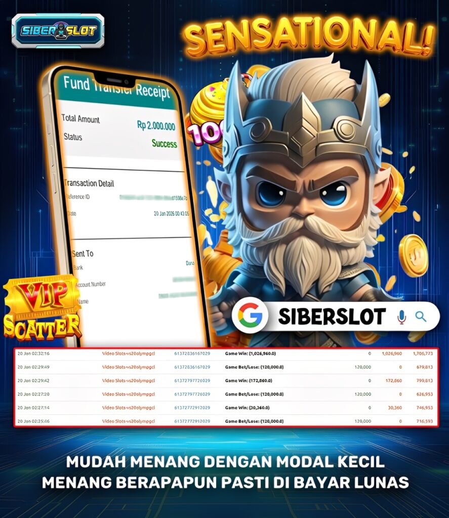 JACKPOT SLOT OLYMPUS 20 JANUARI 2026